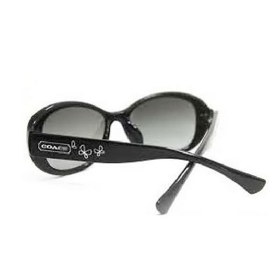 美國(guó)直郵寇馳Coach 女士太陽(yáng)鏡 文藝小清新范兒 黑色鏡框上附黑色鏡片