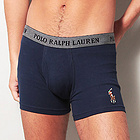 拉夫勞倫POLO 純棉彈力四角褲 加長褲腿 居家必備