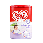 英國(guó)原裝進(jìn)口牛欄cow&gate 2段嬰幼兒奶粉 6-12月  900g/罐