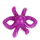 美國 Baby Banana香蕉寶寶 柔潤硅膠章魚狀嬰兒牙膠牙刷  適用于3-12個月寶寶