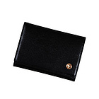【SOTANIA】 純黑色經典商務男士名片夾