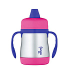 Thermos膳魔師 Foogo不銹鋼防漏保溫學飲杯 雙耳保溫杯 帶柄 兒童鴨嘴杯 210ml