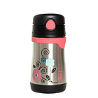 Thermos膳魔師兒童卡通不銹鋼保溫杯 寶寶帶吸管水壺杯子 290ml