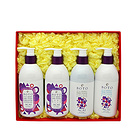 韓國 BOTO ACAI巴西黑莓沐浴&護發 四件套（沐浴露300ml/瓶+身體乳300ml/瓶+護發素300ml/瓶+洗發露300ml/瓶）