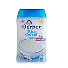 3罐裝直郵美國(guó) Gerber 嘉寶 嬰兒1段大米米粉 高鐵嬰兒輔食227g/罐