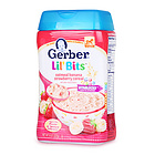 美國 Gerber 嘉寶3段草莓香蕉燕麥米粉015000070311 天然無毒無害美國稻米米糊 寶寶輔食227g/罐