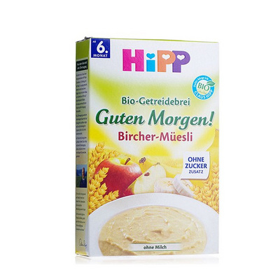 德國 Hipp 喜寶 有機(jī)什錦水果早餐米粉無糖無奶 富含多種維生素和礦物質(zhì)250g/盒
