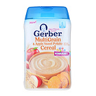 美國 嘉寶Gerber 蘋果甜薯混合谷物米粉 寶寶三段輔食（227g/罐）