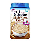 美國 嘉寶Gerber 嬰兒全麥米粉 2段全谷物米糊 無添加純天然嬰兒輔食（227g/罐）