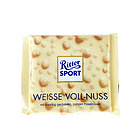 德國 Ritter Sport瑞特斯波德 全榛仁白巧克力 堅果夾心 口感絲滑（100g/包*3）