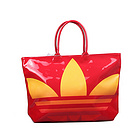 Adidas originals 阿迪達斯三葉草 大logo 漆皮 運動休閑 單肩包 F79449 