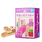 Wakodo和光堂 高鈣曲奇餅干 9個月寶寶零食 幼兒輔食兩盒裝