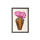 DAWONDECO3D MURAL相框 粉紅花花瓶（PP-442） 韓國藝術裝飾品