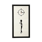 DAWONDECO3D MURAL相框壁鐘 非洲女人（AW－350-1） 壁掛鐘 藝術家居 裝飾品