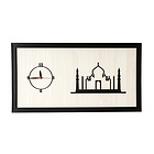 DAWONDECO3D MURAL相框壁鐘 泰姬陵（ET-647） 壁掛鐘 藝術家居 裝飾品