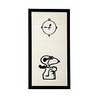 DAWONDECO3D MURAL相框壁鐘 飛行員史努比 (SNP-354)  壁掛鐘 藝術家居 裝飾品