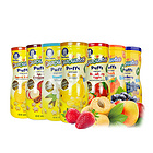 美國嘉寶GERBER星星泡芙 寶寶輔食 嬰兒泡芙 多種口味寶寶零食42g*3 三盒裝