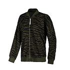 阿迪達斯Adidas 三葉草 Tiger Camo Track 女士茄克外套 夜空綠