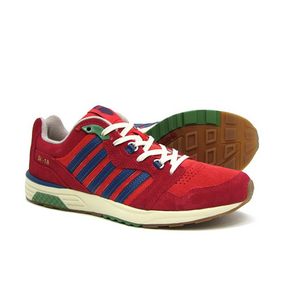 K-SWISS蓋世威 時(shí)尚運(yùn)動(dòng)跑鞋 紅/深藍(lán)色休閑鞋 03178611