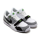 耐克Nike Air Trainer 男士訓練鞋 斑點運動跑步鞋 時尚休閑鞋 白灰黑色 637995-100