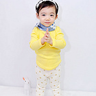 Anjewel兒童星星打底褲 保暖緊身彈力褲 新款童裝