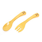 韓國 WowMom 寶寶自用叉勺 環(huán)保玉米竹子 兒童餐具 