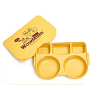 韓國 WowMom 加餐盤餐盒 帶蓋子的餐盤 衛生又干凈 環保玉米竹子 