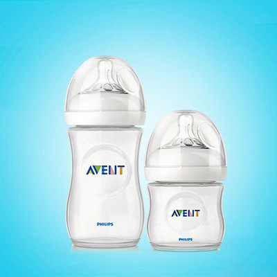 philips avent飛利浦新安怡防脹氣奶瓶 自然原生寬口徑PP嬰兒奶瓶 260ml/125ml