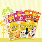 日本明治 迪斯尼補鈣磨牙餅干  45g/盒*2   兩盒裝 嬰幼兒輔食