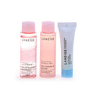 蘭芝保濕卸妝旅行3件套裝中小樣 眼唇卸妝液 多效洗面奶 