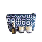 美國 Estee Lauder雅詩蘭黛 抗皺套裝小樣三件套（精華露7ml+滋潤霜7ml+眼霜5ml+化妝包一個）