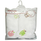 MINIMOTO竹纖維紗布小方巾 (2件) YA04461  原裝進口