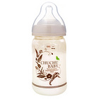 Chuchubaby 160ml 闊身耐熱玻璃奶瓶  原裝進口