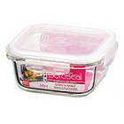 韓國 LOCK & LOCK 樂扣樂扣 玻璃正方型保鮮盒 (540毫升)   原裝進(jìn)口