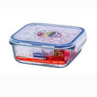 韓國 LOCK & LOCK 樂扣樂扣 玻璃正方型保鮮盒 LLG221 (620毫升)  原裝進(jìn)口