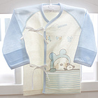 韓國 Cutebaby LULU款綁帶嬰兒上衣 純棉材質