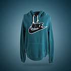 美國(guó)Nike耐克女子夾克秋款連帽運(yùn)動(dòng)針織外套連帽衛(wèi)衣552962-333