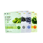 韓國有機(jī)面膜套裝  魚腥草 西蘭花 黑豆 藍(lán)莓面膜 25ml×4片