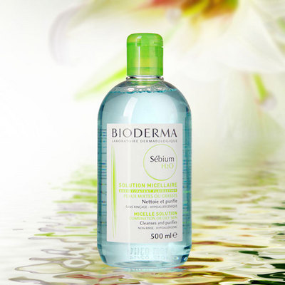 法國Bioderma貝德瑪舒妍溫和卸妝水 油性性、敏感性肌膚卸妝液 藍(lán)水500ml/瓶