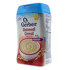 美國 嘉寶Gerber 2段純燕麥米粉 富含高鐵鋅米糊 嬰兒最佳輔食（227g/罐）