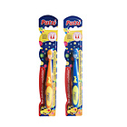 德國Putzi 寶兒滋 兒童軟毛牙刷/乳牙刷 超柔軟手柄寶寶專用訓練牙刷2色可選 橙色/藍色手柄 隨機發貨