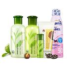 逆齡抗皺祛黃補水5件套 肌膚保養 一套搞定 洗顏乳150ml+爽膚水200ml+精華液50ml+乳液160ml+SPF50防曬噴霧170ml/瓶