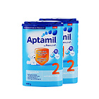 德國 Aptamil愛他美奶粉 2段800g/罐 6-10個月  2罐裝  新老版本隨機發貨