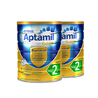 2罐裝 澳洲愛他美金裝 愛他美Aptamil 金裝嬰兒配方奶粉2段 6-12個月900g/罐 