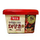 韓國(guó)米辣椒醬 四季包飯醬 韓國(guó)好餐得再來食辣醬 選自太陽草優(yōu)質(zhì)辣椒   500g/盒 1盒