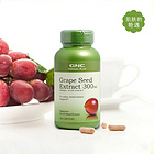 美國GNC/健安喜 95%高濃度葡萄籽精華膠囊 抗衰老消除暗瘡色斑經(jīng)典款  300mg 100粒