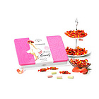 莉莉瑪蓮水果軟糖  綜合水果口味 粉色禮聽 糖果禮盒120g 360g/盒