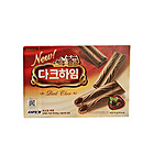 韓國crown 可拉奧黑奶油榛子蛋卷 香酥可口 色香味俱全 休閑小零食 142g/盒 