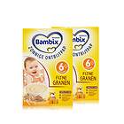 荷蘭牛欄Nutricia  Bambix原味營養燕麥米粉米糊2段 6個100%放心的天然寶寶輔食 嬰幼兒輔食 6個月以上寶寶  250g/盒*2 兩盒裝