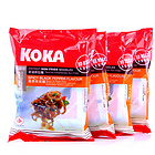可口牌KOKA 濕撈黑椒快熟拉面 新加坡非油炸方便面 健康速食快餐袋裝泡面 4連包